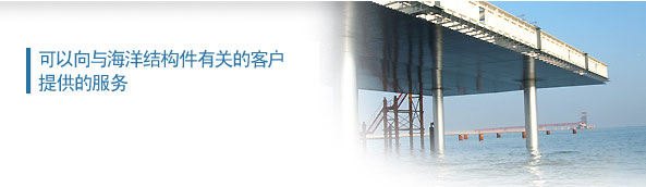 可以向与海洋结构件有关的客户提供的服务